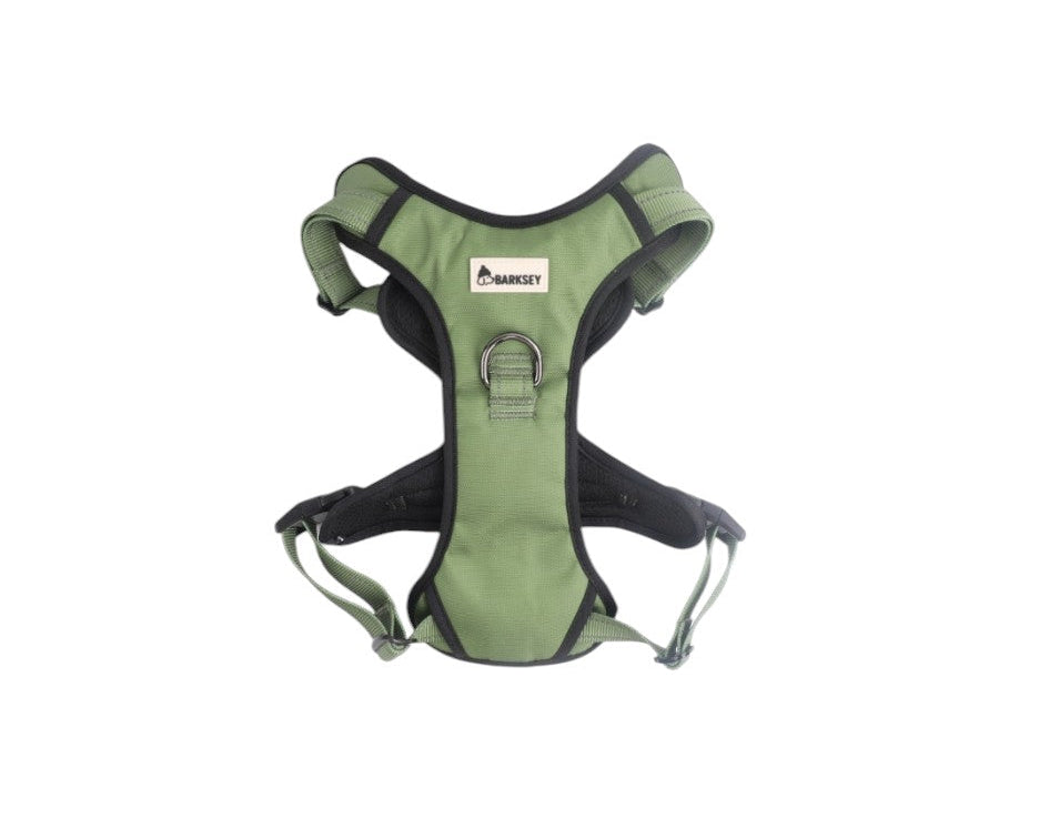 Barksey Green No-Pull Dog Harness